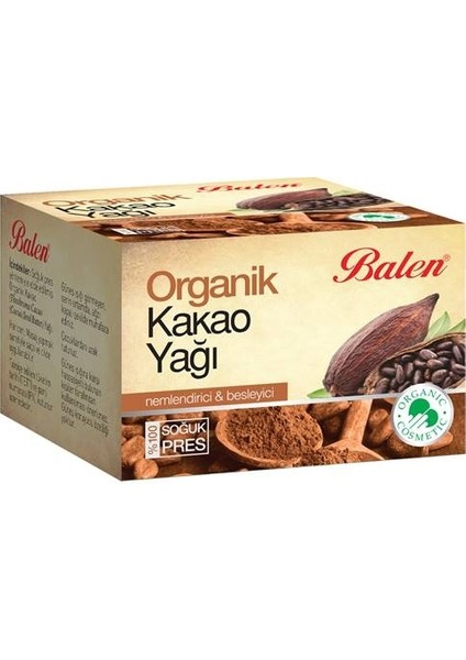 Organik Kakao Yağı 50 ml * 3 Adet