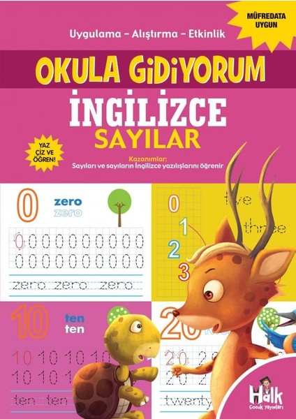 Okula Gidiyorum - İngilizce Sayılar