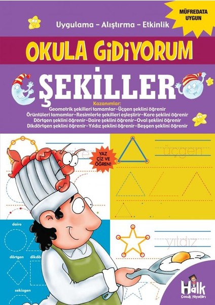 Okula Gidiyorum - Şekiller