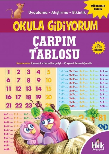 Okula Gidiyorum - Çarpım Tablosu