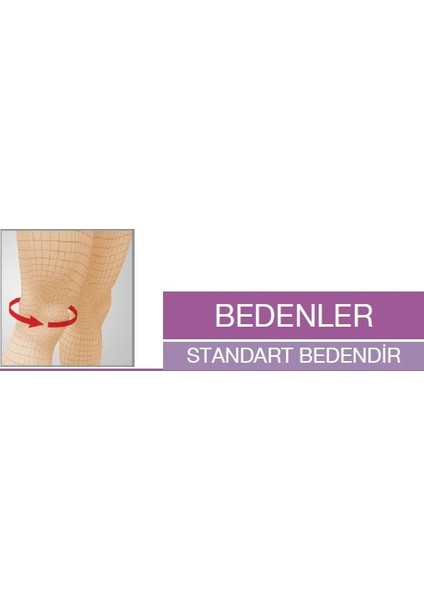 Orx-St 125 STANDART Patella ve Ligament destekli Dizlik  (Diz Kapağı Kaynaklı Ağrılar, Diz Ağrıları)