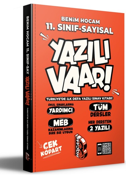 11. Sınıf Sayısal Yazılı Var!