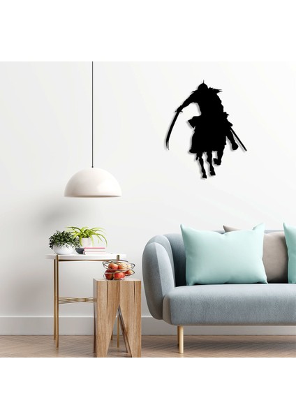 At Ile Savaşa Cenkte Gelen Asker Duvar Oda Ev Aksesuarı Ahşap Tablo 40 x 50 cm