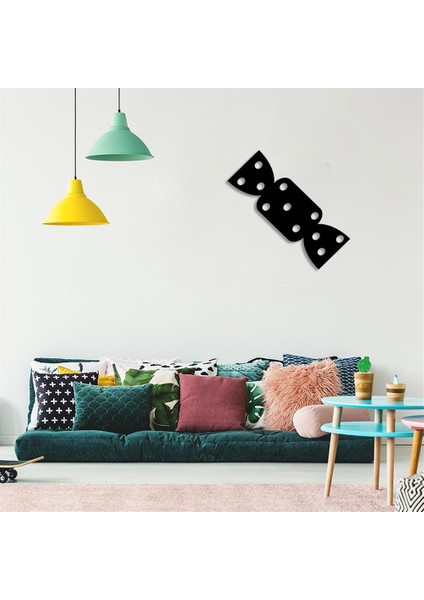 Bayram Şekeri Hediye Paketi Duvar Oda Ev Aksesuarı Ahşap Tablo 50 x 48 cm fiyatları