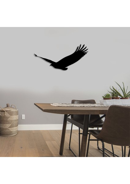 Kartal ve Şerit Yapıştırması Duvar Oda Ev Aksesuarı Ahşap Tablo 50 x 24 cm fiyatları