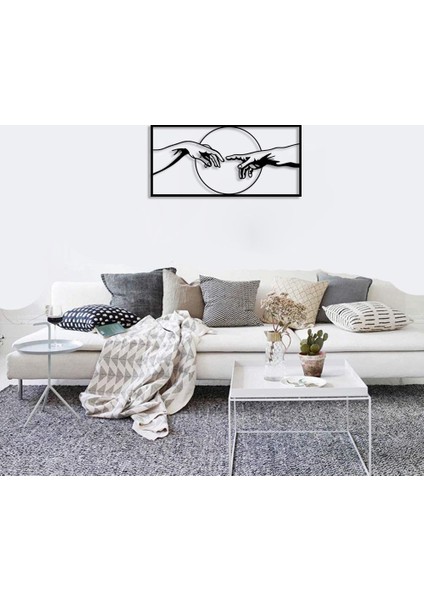 Tanrının Eli Duvar Tablosu Dekoratif Süsleme Ev Aksesuarı Ahşap Tablo 50 x 23 cm fiyatları