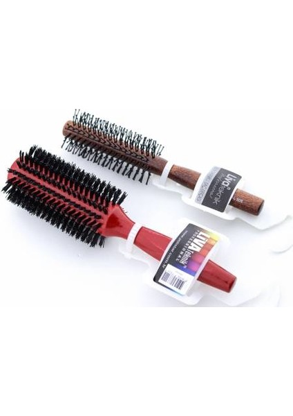 Profesyonel Yanmaz 2'li Set Saç Fırçası-Liva 506&LIVA 050