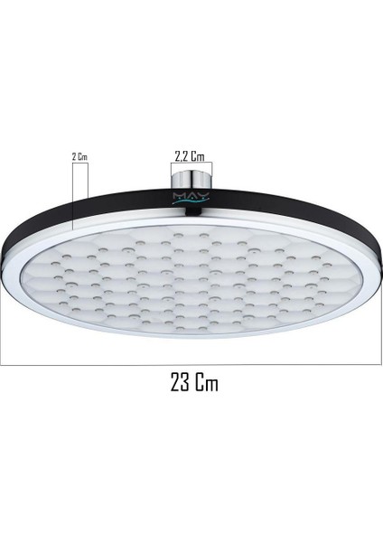 Banyo Gediz Yuvarlak Tepe Duş Seti Başlığı Krom Paslanmaz fiyatları