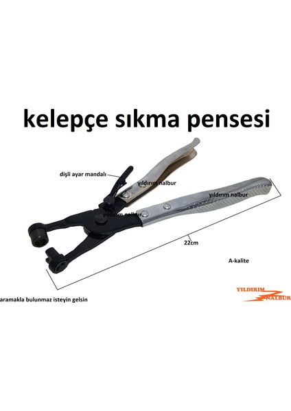 Kelepçe Sıkma Klips Mandallı Pense fiyatları