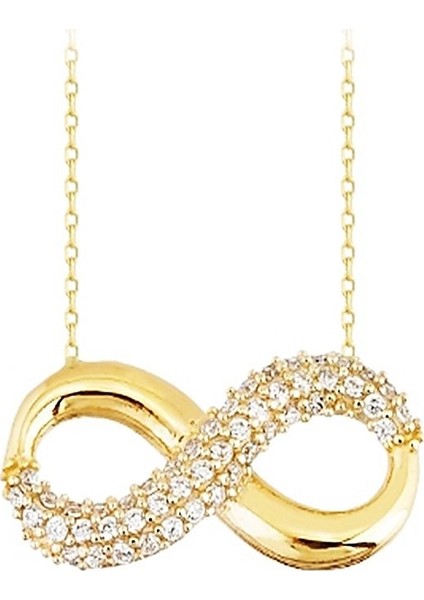 Sonsuzluk Altın Kolye 14K Gold