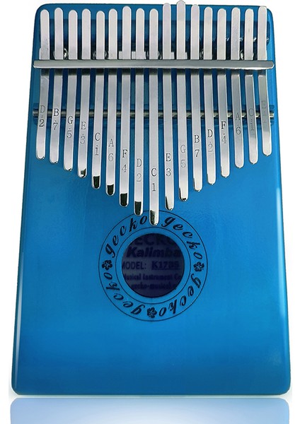 Kalimba K17B Renkli 17 Tuşlu C Tone Kalimba