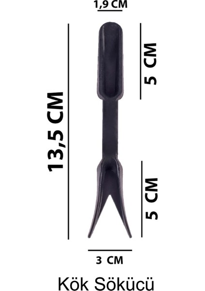 Kaktüs Dikim Seti Sukulent Bakım Seti 4 Parça Toprak Kabı Kürek Kök Sökücü Yuva Açma modelleri