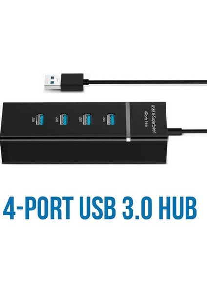 PG-288 4 Port Girişli Hub USB 3.0 Çoğaltıcı Çoklayıcı 2 Tb Destekli