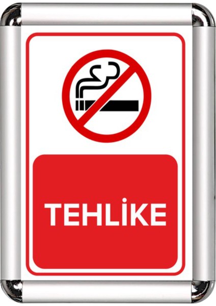 Tehlike A3 Cerceveli Uyarı ve Yönlendirme Levhası