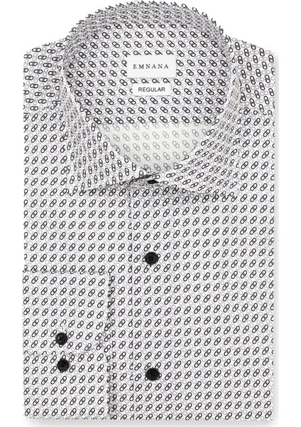 Desenli Regular Fit Print Gömlek