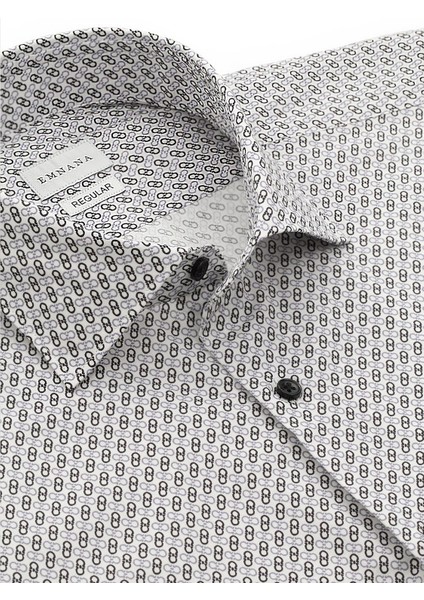 Desenli Regular Fit Print Gömlek