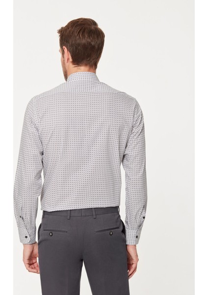 Desenli Regular Fit Print Gömlek