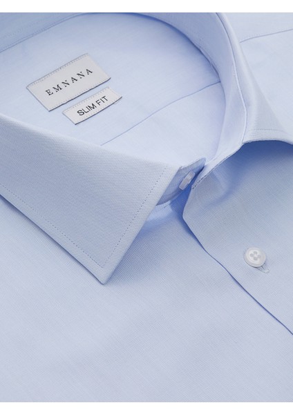 Açık Mavi Slim Fit Gömlek fiyatları