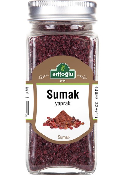 Sumak Yaprak Cam Şişe 60 gr