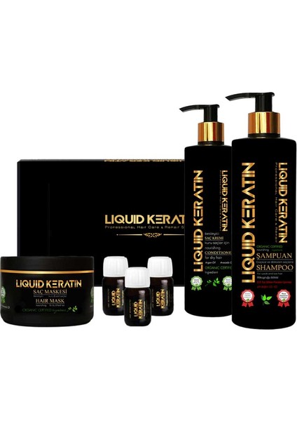 Yıpranan Saçlara Keratin Bakım - Onarıcı Full Set