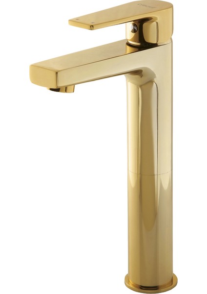 Creavıt Sharp Uzun Lavabo Bataryası Altın SR6500G