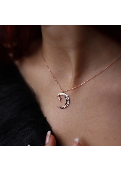 Dövü Ay Yıldız Kolye