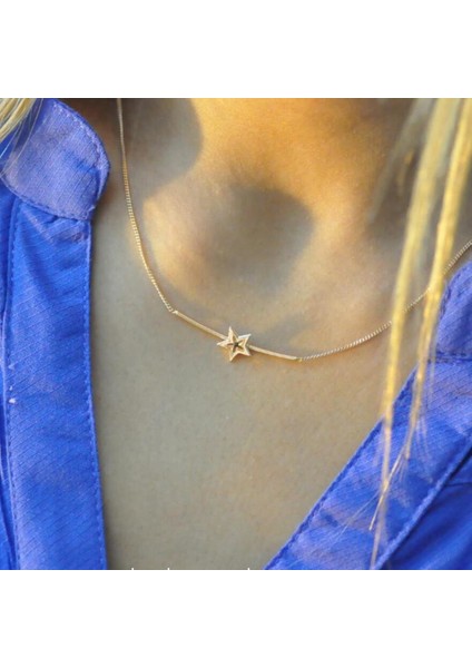 Tasarım Yıldız Kolye