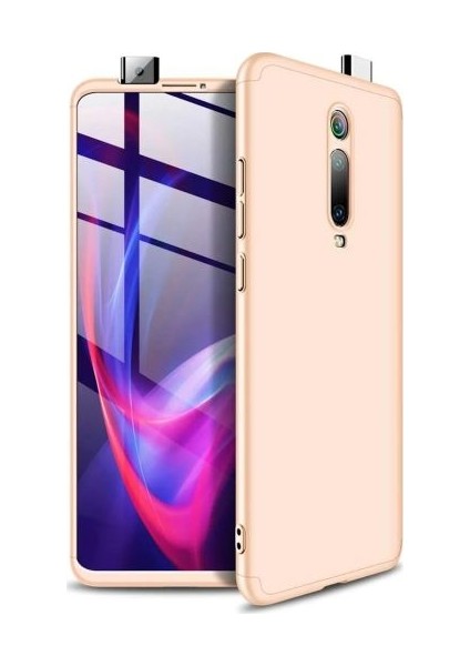 Xiaomi Mi 9T Kılıf 360 Derece Tam Koruma Sert Mika Orijinal AYS GKK Darbe Emici Kapak