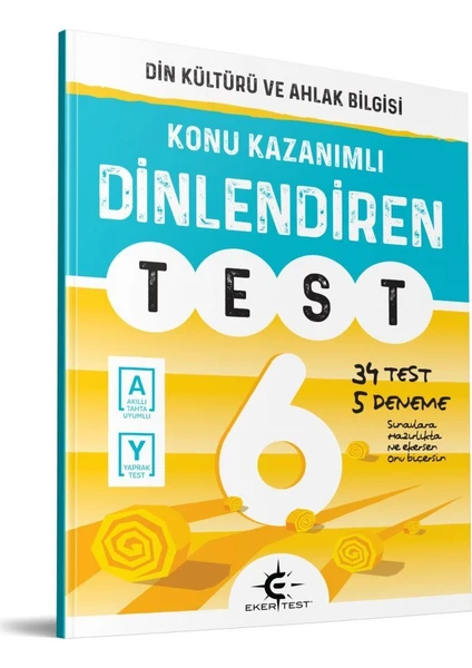 Eker Test Yayınları 6. Sınıf Dinlediren Test