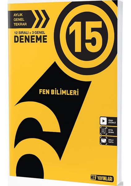 Hız Yayınları 6. Sınıf Fen Bilimleri 15'li Deneme