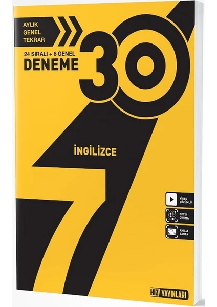 Hız Yayınları 7. Sınıf İngilizce 30'lu Deneme