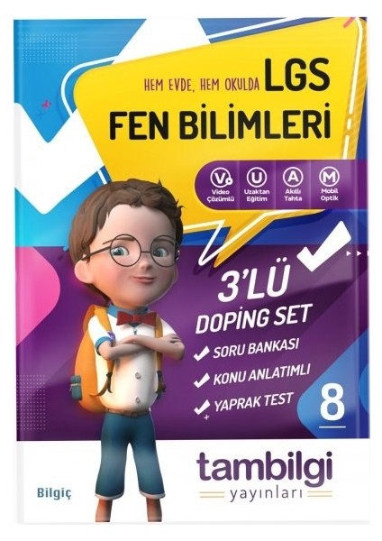 8. Sınıf 3'lü Fen Bilimleri Set