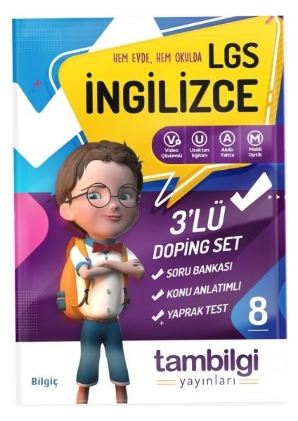 8. Sınıf 3'lü Ingilizce Set