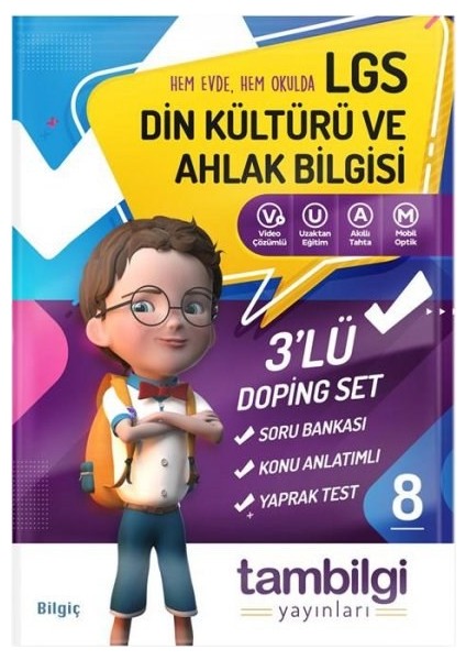 8. Sınıf 3'lü Din Kültürü ve Ahlak Bilgisi Set