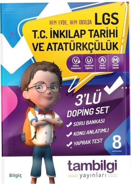 8. Sınıf 3'lü T.C. Inkilap Tarihi ve Atatürkçülük Set