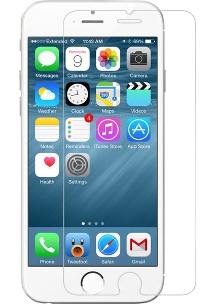 Apple iPhone 6s Temperli Ekran Koruyucu Cam Ekonomik 5'li Paket