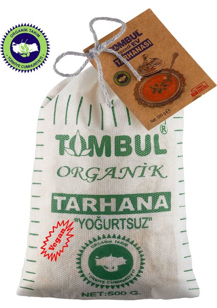 Tombul Yoğurtsuz Organik Tarhana 500 gr