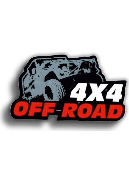 4x4 Off Road 15X5 cm Sticker