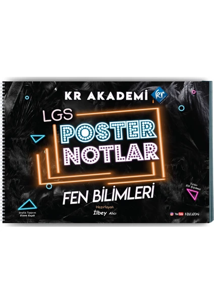 Kr Akademi Yayınları LGS Fen Bilimleri Poster Notlar