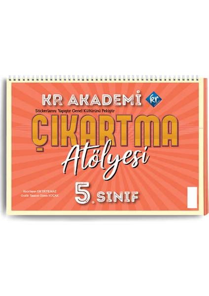 Kr Akademi Yayınları 5. Sınıf Çıkartma Atölyesi