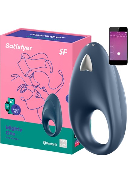 Powerful Telefon Kontrol Şarjlı Penis Halkası
