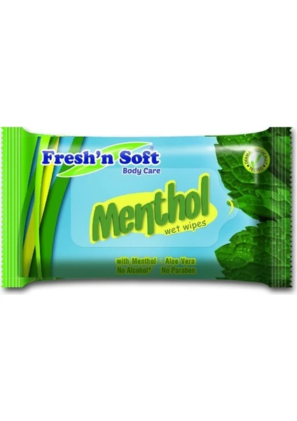 Freshn Soft Islak Mendil Mentollü