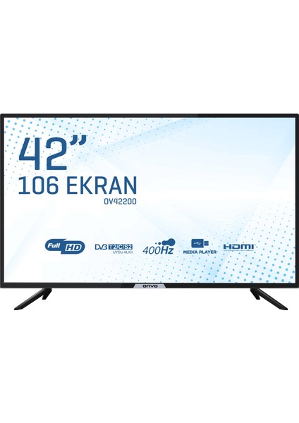 OV42200 42'' 106 Ekran Dahili Uydulu Full Hd LED Tv