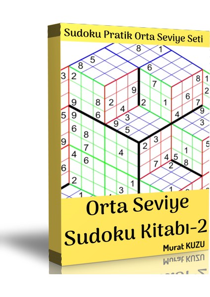 Sudoku Orta Seviye Bulmaca Kitabı-2