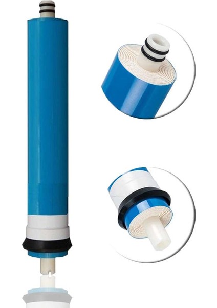 Kapalı Kasa 12 Inç Su Arıtma Cihazı Filtresi 6 Aşama Inline Filtre Seti Standart Membranlı modelleri