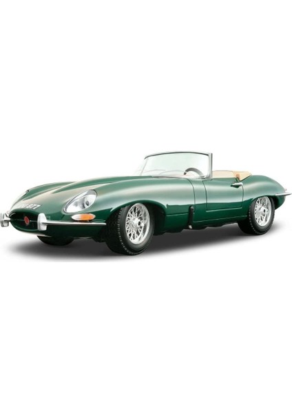1:18 Jaguar E Type Cabriolet 1961 Yeşil Model Araba