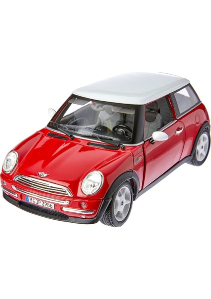 1:18 Mini Cooper 2001 Kırmızı Model Araba