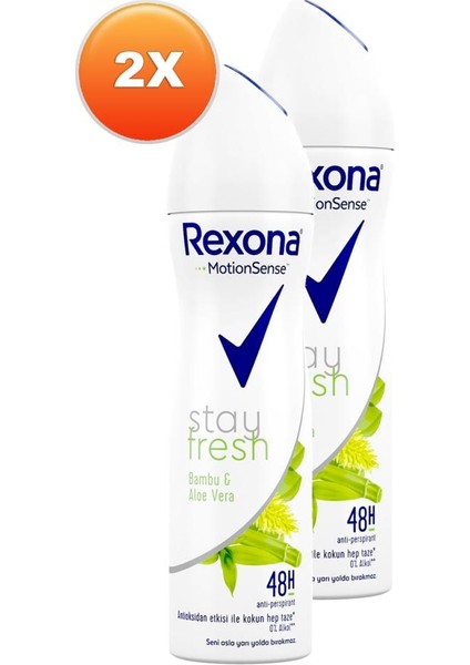 Stay Fresh Bambu ve Aloe Vera Kadın Deodorant 150 ml 2'li Paket fiyatları