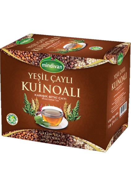 Yoğun Yeşil Çaylı Kuinoa (Kinoa) Çayı