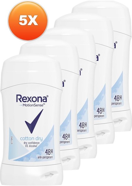 Cotton Dry Stick Deodorant 40 ml 5'li Set fiyatları